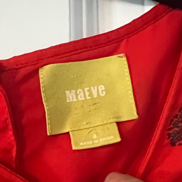 Anthropologie Maeve Rila Border Print Boho Blouse - Picture 8 of 8